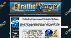 Desktop Screenshot of etrafficsurge.com